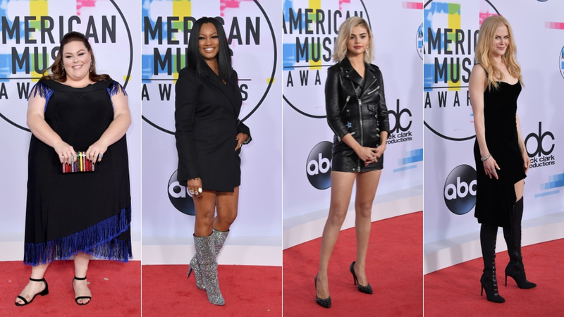 Illustration for article titled Mahogany Excellence, Sheer Shit, and... Some Weird Choices on the American Music Awards Red Carpet